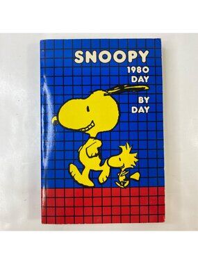 Peanuts Charles M. Schulz Snoopy 1980 Day By Day Journal Diary Hardcover